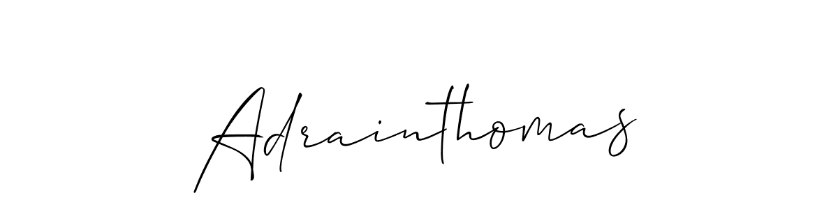 Also You can easily find your signature by using the search form. We will create Adrainthomas name handwritten signature images for you free of cost using Allison_Script sign style. Adrainthomas signature style 2 images and pictures png