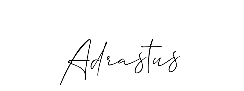 Design your own signature with our free online signature maker. With this signature software, you can create a handwritten (Allison_Script) signature for name Adrastus. Adrastus signature style 2 images and pictures png