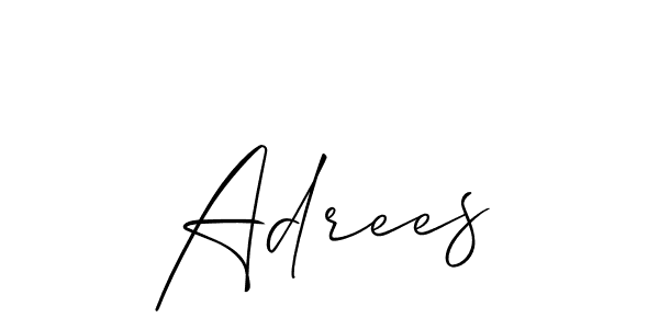 Best and Professional Signature Style for Adrees. Allison_Script Best Signature Style Collection. Adrees signature style 2 images and pictures png