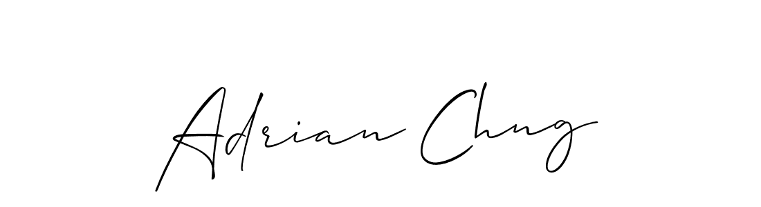 if you are searching for the best signature style for your name Adrian Chng. so please give up your signature search. here we have designed multiple signature styles  using Allison_Script. Adrian Chng signature style 2 images and pictures png