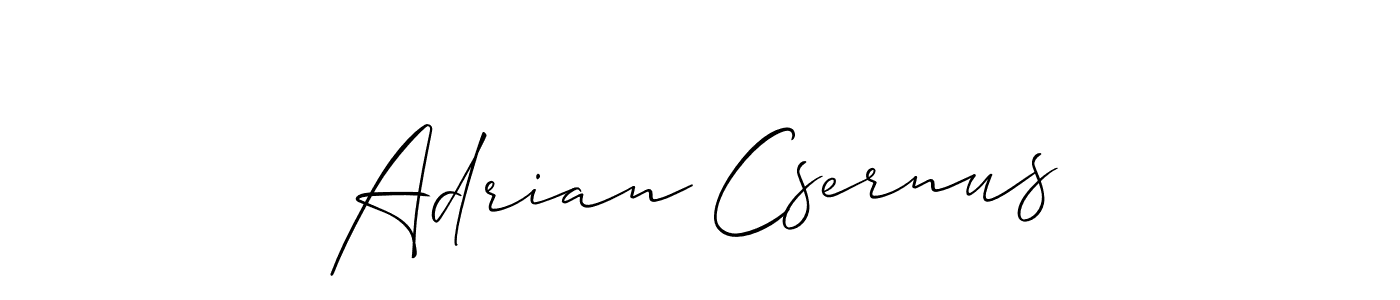 This is the best signature style for the Adrian Csernus name. Also you like these signature font (Allison_Script). Mix name signature. Adrian Csernus signature style 2 images and pictures png