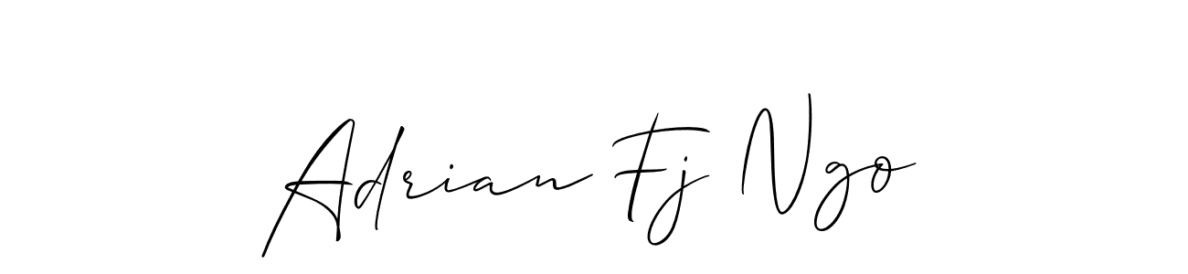 You can use this online signature creator to create a handwritten signature for the name Adrian Fj Ngo. This is the best online autograph maker. Adrian Fj Ngo signature style 2 images and pictures png