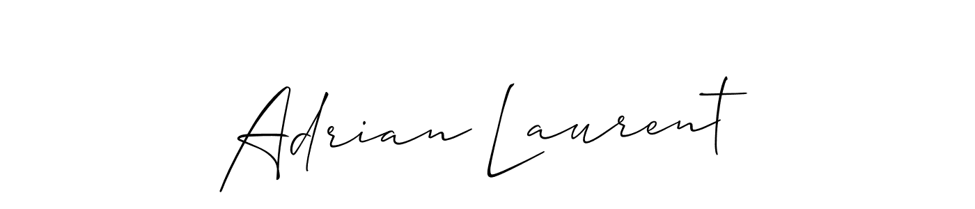Adrian Laurent stylish signature style. Best Handwritten Sign (Allison_Script) for my name. Handwritten Signature Collection Ideas for my name Adrian Laurent. Adrian Laurent signature style 2 images and pictures png