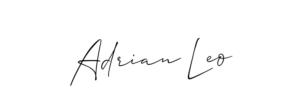 How to Draw Adrian Leo signature style? Allison_Script is a latest design signature styles for name Adrian Leo. Adrian Leo signature style 2 images and pictures png