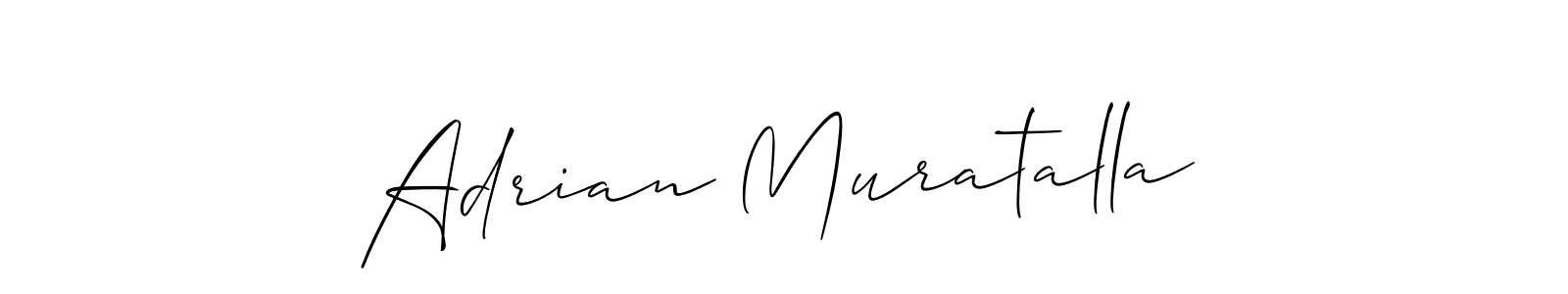 How to Draw Adrian Muratalla signature style? Allison_Script is a latest design signature styles for name Adrian Muratalla. Adrian Muratalla signature style 2 images and pictures png