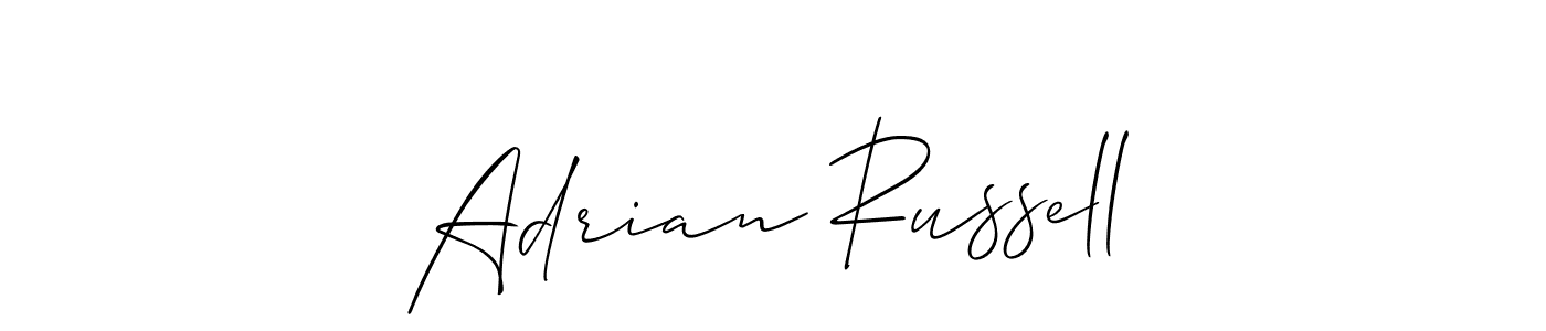 if you are searching for the best signature style for your name Adrian Russell. so please give up your signature search. here we have designed multiple signature styles  using Allison_Script. Adrian Russell signature style 2 images and pictures png