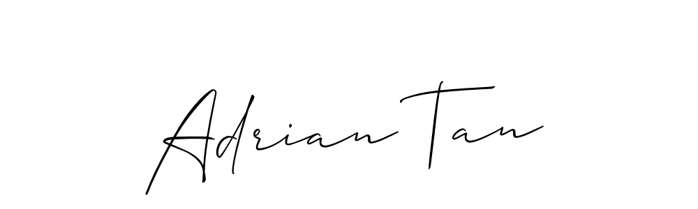 Allison_Script is a professional signature style that is perfect for those who want to add a touch of class to their signature. It is also a great choice for those who want to make their signature more unique. Get Adrian Tan name to fancy signature for free. Adrian Tan signature style 2 images and pictures png