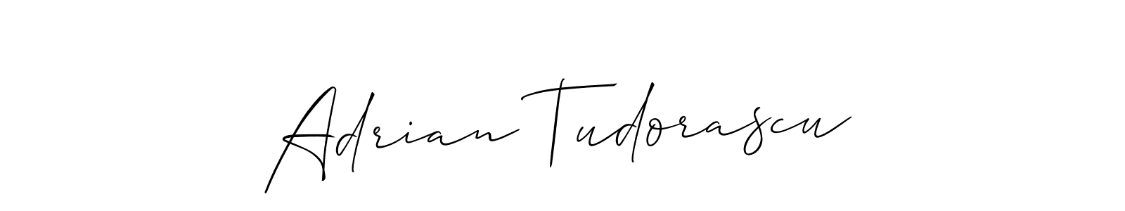 Design your own signature with our free online signature maker. With this signature software, you can create a handwritten (Allison_Script) signature for name Adrian Tudorascu. Adrian Tudorascu signature style 2 images and pictures png