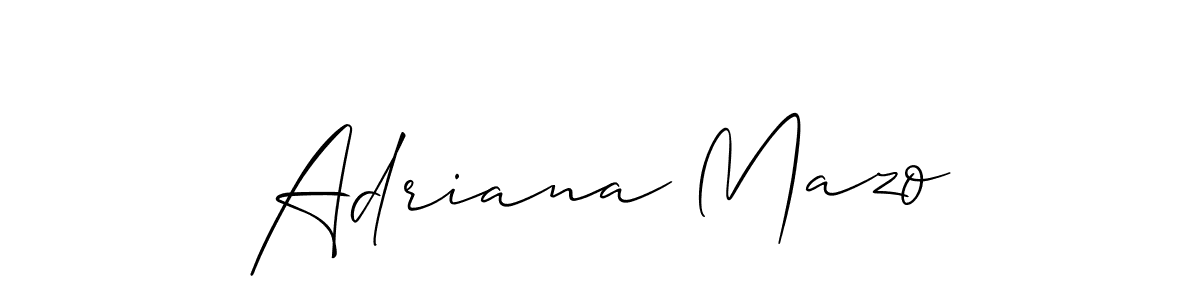 Similarly Allison_Script is the best handwritten signature design. Signature creator online .You can use it as an online autograph creator for name Adriana Mazo. Adriana Mazo signature style 2 images and pictures png