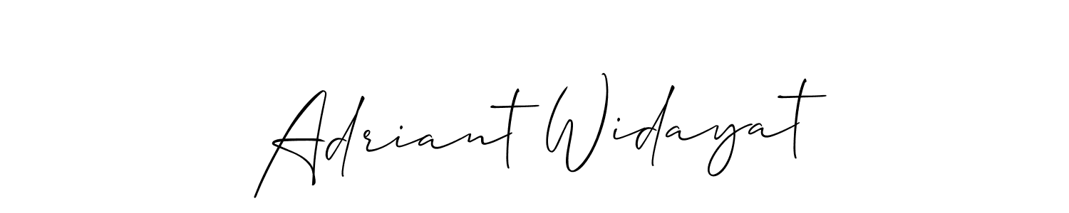 Adriant Widayat stylish signature style. Best Handwritten Sign (Allison_Script) for my name. Handwritten Signature Collection Ideas for my name Adriant Widayat. Adriant Widayat signature style 2 images and pictures png