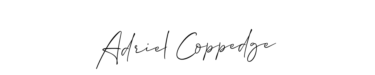 Here are the top 10 professional signature styles for the name Adriel Coppedge. These are the best autograph styles you can use for your name. Adriel Coppedge signature style 2 images and pictures png