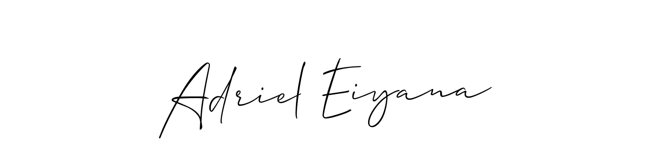 Once you've used our free online signature maker to create your best signature Allison_Script style, it's time to enjoy all of the benefits that Adriel Eiyana name signing documents. Adriel Eiyana signature style 2 images and pictures png