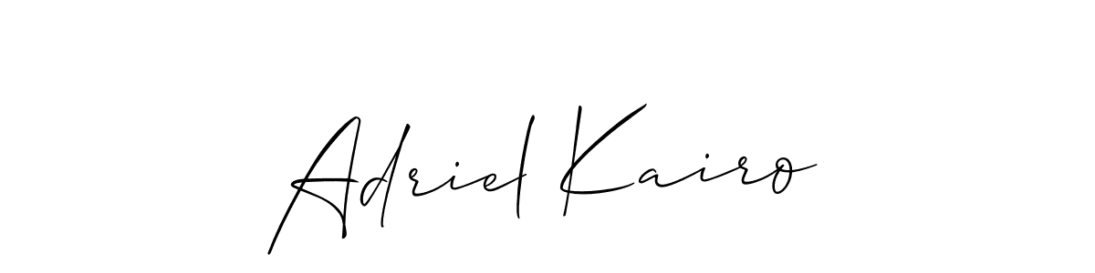 Make a beautiful signature design for name Adriel Kairo. Use this online signature maker to create a handwritten signature for free. Adriel Kairo signature style 2 images and pictures png