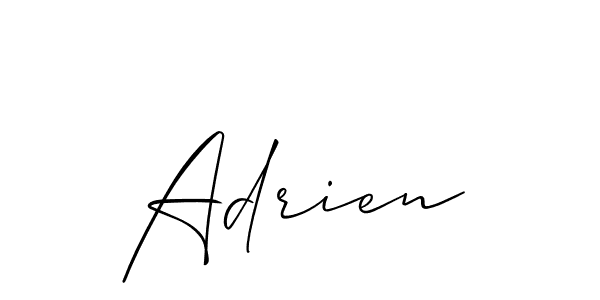 Allison_Script is a professional signature style that is perfect for those who want to add a touch of class to their signature. It is also a great choice for those who want to make their signature more unique. Get Adrien name to fancy signature for free. Adrien signature style 2 images and pictures png