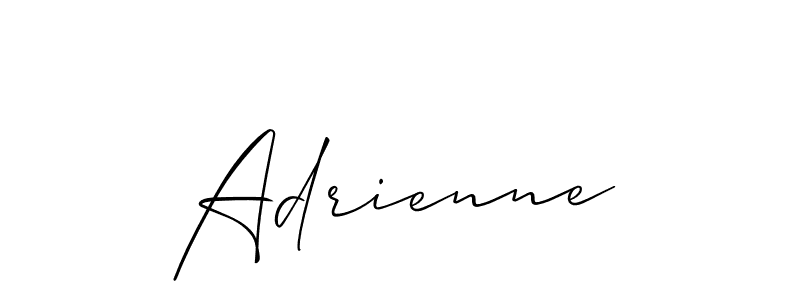 Adrienne stylish signature style. Best Handwritten Sign (Allison_Script) for my name. Handwritten Signature Collection Ideas for my name Adrienne. Adrienne signature style 2 images and pictures png