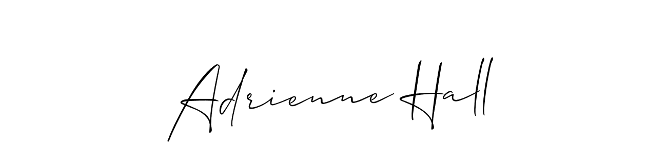 Also we have Adrienne Hall name is the best signature style. Create professional handwritten signature collection using Allison_Script autograph style. Adrienne Hall signature style 2 images and pictures png