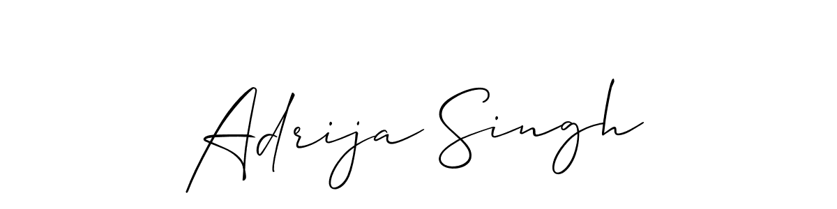 Also we have Adrija Singh name is the best signature style. Create professional handwritten signature collection using Allison_Script autograph style. Adrija Singh signature style 2 images and pictures png