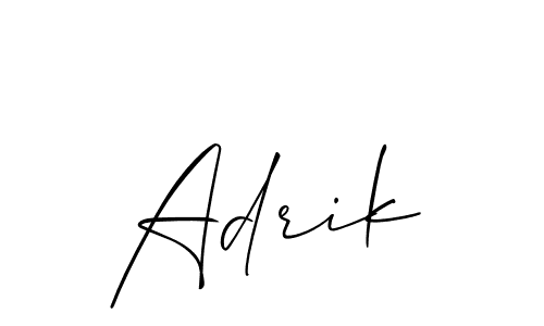 Once you've used our free online signature maker to create your best signature Allison_Script style, it's time to enjoy all of the benefits that Adrik name signing documents. Adrik signature style 2 images and pictures png