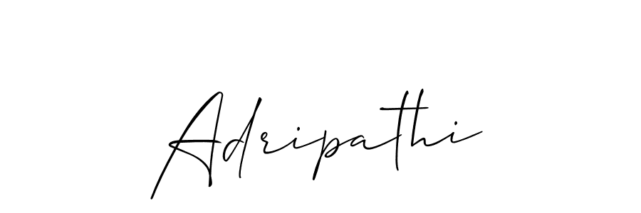 Make a beautiful signature design for name Adripathi. Use this online signature maker to create a handwritten signature for free. Adripathi signature style 2 images and pictures png
