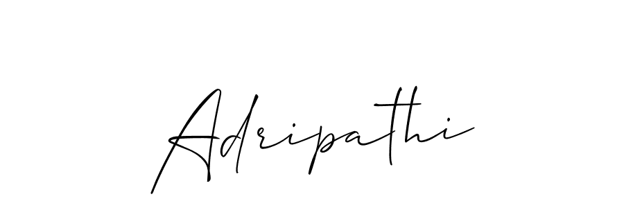 Make a beautiful signature design for name Adripathi. Use this online signature maker to create a handwritten signature for free. Adripathi signature style 2 images and pictures png