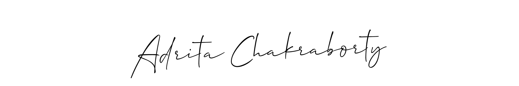 Here are the top 10 professional signature styles for the name Adrita Chakraborty. These are the best autograph styles you can use for your name. Adrita Chakraborty signature style 2 images and pictures png
