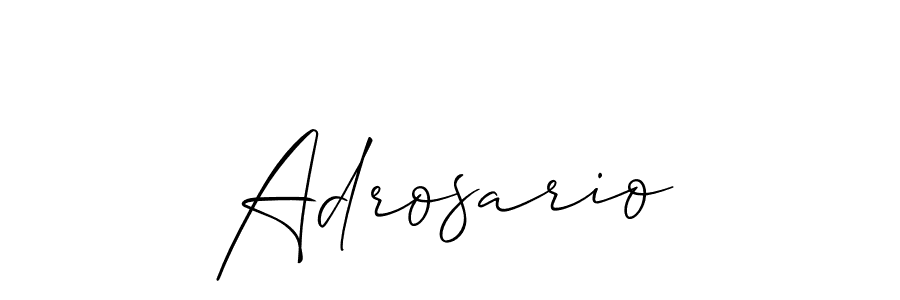 How to Draw Adrosario signature style? Allison_Script is a latest design signature styles for name Adrosario. Adrosario signature style 2 images and pictures png