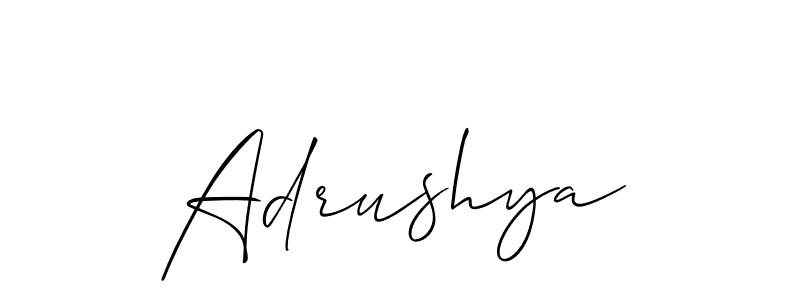 Also You can easily find your signature by using the search form. We will create Adrushya name handwritten signature images for you free of cost using Allison_Script sign style. Adrushya signature style 2 images and pictures png