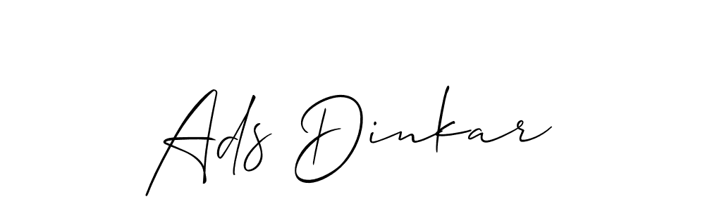 Best and Professional Signature Style for Ads Dinkar. Allison_Script Best Signature Style Collection. Ads Dinkar signature style 2 images and pictures png
