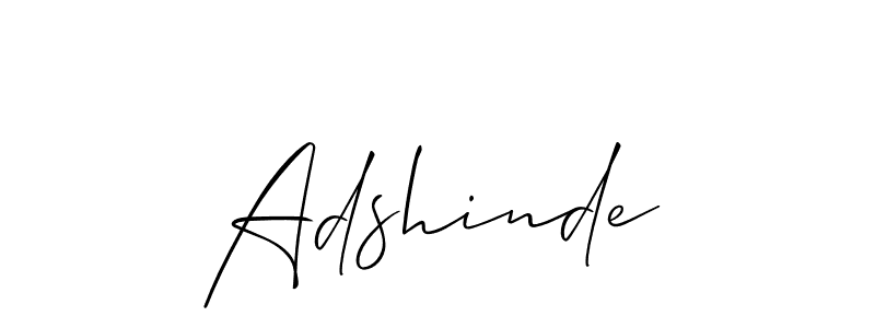 Create a beautiful signature design for name Adshinde. With this signature (Allison_Script) fonts, you can make a handwritten signature for free. Adshinde signature style 2 images and pictures png