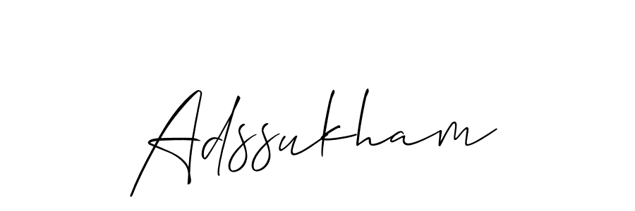 Check out images of Autograph of Adssukham name. Actor Adssukham Signature Style. Allison_Script is a professional sign style online. Adssukham signature style 2 images and pictures png