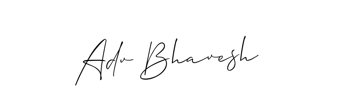 Make a short Adv Bhavesh signature style. Manage your documents anywhere anytime using Allison_Script. Create and add eSignatures, submit forms, share and send files easily. Adv Bhavesh signature style 2 images and pictures png