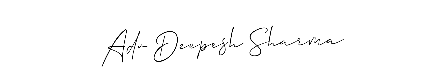 Here are the top 10 professional signature styles for the name Adv Deepesh Sharma. These are the best autograph styles you can use for your name. Adv Deepesh Sharma signature style 2 images and pictures png
