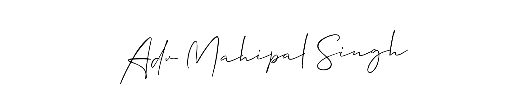 See photos of Adv Mahipal Singh official signature by Spectra . Check more albums & portfolios. Read reviews & check more about Allison_Script font. Adv Mahipal Singh signature style 2 images and pictures png
