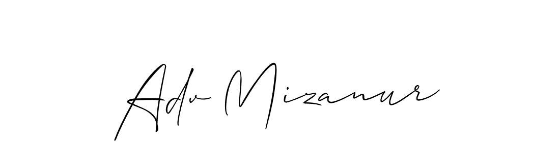 It looks lik you need a new signature style for name Adv Mizanur. Design unique handwritten (Allison_Script) signature with our free signature maker in just a few clicks. Adv Mizanur signature style 2 images and pictures png