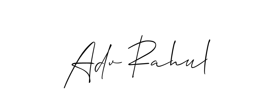 How to Draw Adv Rahul signature style? Allison_Script is a latest design signature styles for name Adv Rahul. Adv Rahul signature style 2 images and pictures png