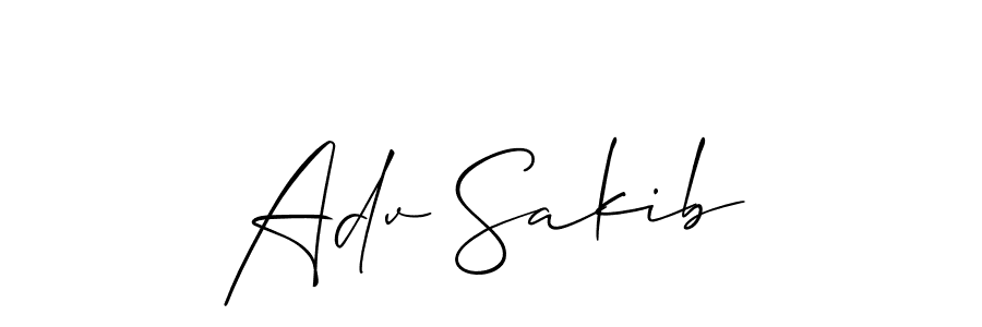 It looks lik you need a new signature style for name Adv Sakib. Design unique handwritten (Allison_Script) signature with our free signature maker in just a few clicks. Adv Sakib signature style 2 images and pictures png