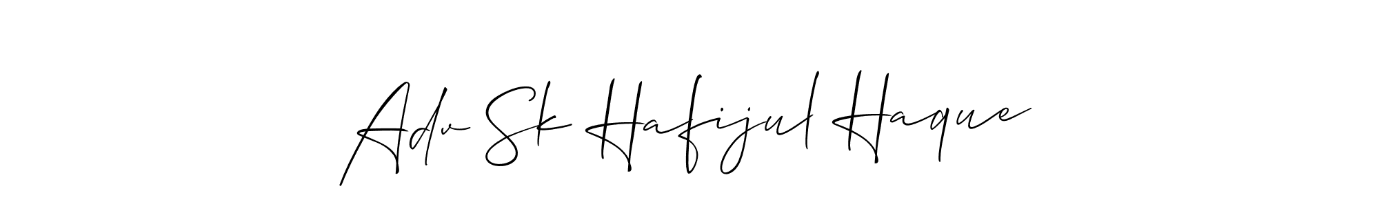 It looks lik you need a new signature style for name Adv Sk Hafijul Haque. Design unique handwritten (Allison_Script) signature with our free signature maker in just a few clicks. Adv Sk Hafijul Haque signature style 2 images and pictures png