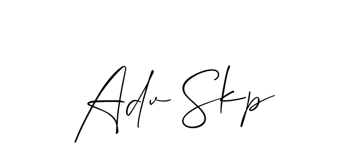 Once you've used our free online signature maker to create your best signature Allison_Script style, it's time to enjoy all of the benefits that Adv Skp name signing documents. Adv Skp signature style 2 images and pictures png