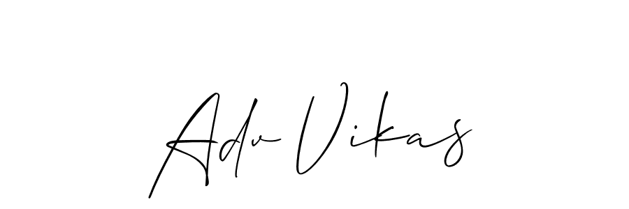 Make a short Adv Vikas signature style. Manage your documents anywhere anytime using Allison_Script. Create and add eSignatures, submit forms, share and send files easily. Adv Vikas signature style 2 images and pictures png