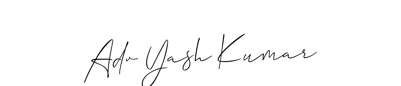 See photos of Adv Yash Kumar official signature by Spectra . Check more albums & portfolios. Read reviews & check more about Allison_Script font. Adv Yash Kumar signature style 2 images and pictures png