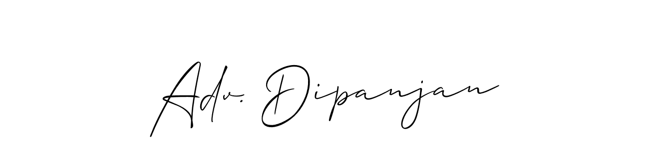 Make a beautiful signature design for name Adv. Dipanjan. Use this online signature maker to create a handwritten signature for free. Adv. Dipanjan signature style 2 images and pictures png