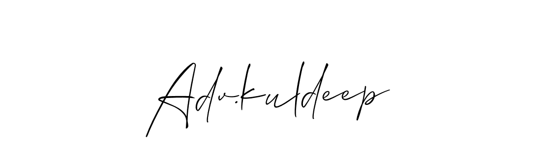 This is the best signature style for the Adv.kuldeep name. Also you like these signature font (Allison_Script). Mix name signature. Adv.kuldeep signature style 2 images and pictures png