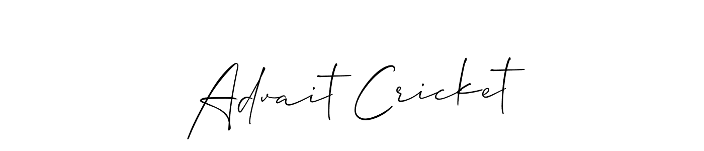 You can use this online signature creator to create a handwritten signature for the name Advait Cricket. This is the best online autograph maker. Advait Cricket signature style 2 images and pictures png