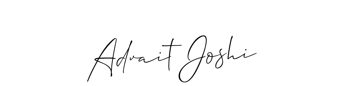 You can use this online signature creator to create a handwritten signature for the name Advait Joshi. This is the best online autograph maker. Advait Joshi signature style 2 images and pictures png