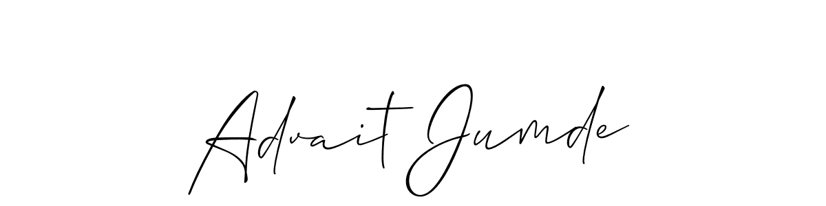 Once you've used our free online signature maker to create your best signature Allison_Script style, it's time to enjoy all of the benefits that Advait Jumde name signing documents. Advait Jumde signature style 2 images and pictures png