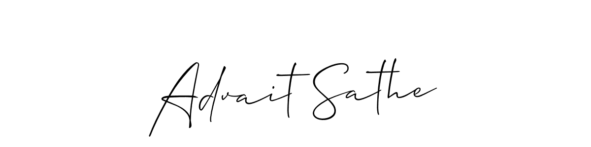 Once you've used our free online signature maker to create your best signature Allison_Script style, it's time to enjoy all of the benefits that Advait Sathe name signing documents. Advait Sathe signature style 2 images and pictures png