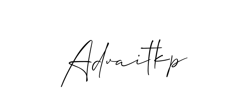 Once you've used our free online signature maker to create your best signature Allison_Script style, it's time to enjoy all of the benefits that Advaitkp name signing documents. Advaitkp signature style 2 images and pictures png