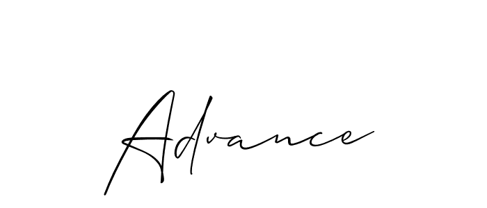 Similarly Allison_Script is the best handwritten signature design. Signature creator online .You can use it as an online autograph creator for name Advance. Advance signature style 2 images and pictures png