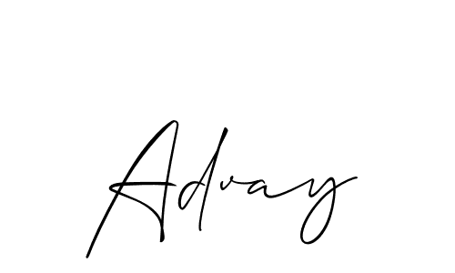 if you are searching for the best signature style for your name Advay. so please give up your signature search. here we have designed multiple signature styles  using Allison_Script. Advay signature style 2 images and pictures png