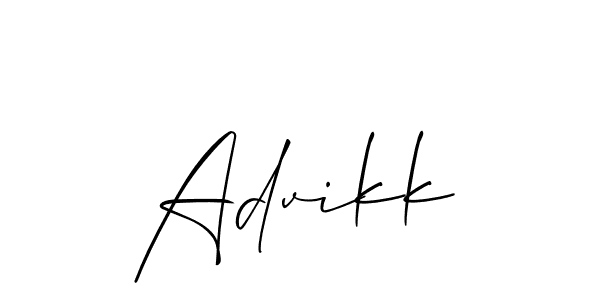 Make a beautiful signature design for name Advikk. Use this online signature maker to create a handwritten signature for free. Advikk signature style 2 images and pictures png